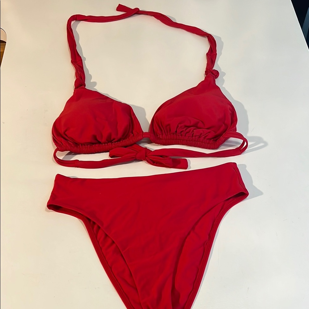 Max Swim Elegant Red Bikini Set